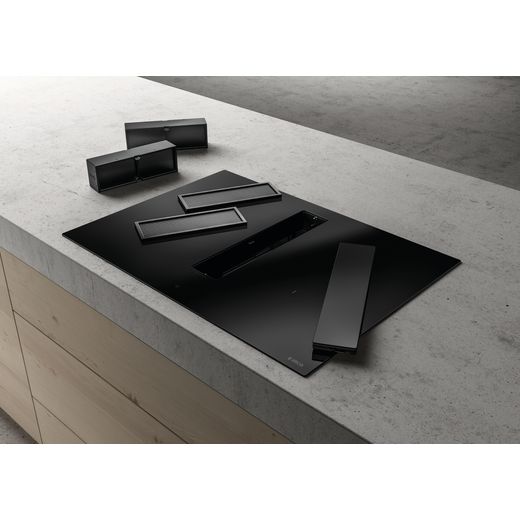 Elica 72cm Venting Induction Hob - Black
